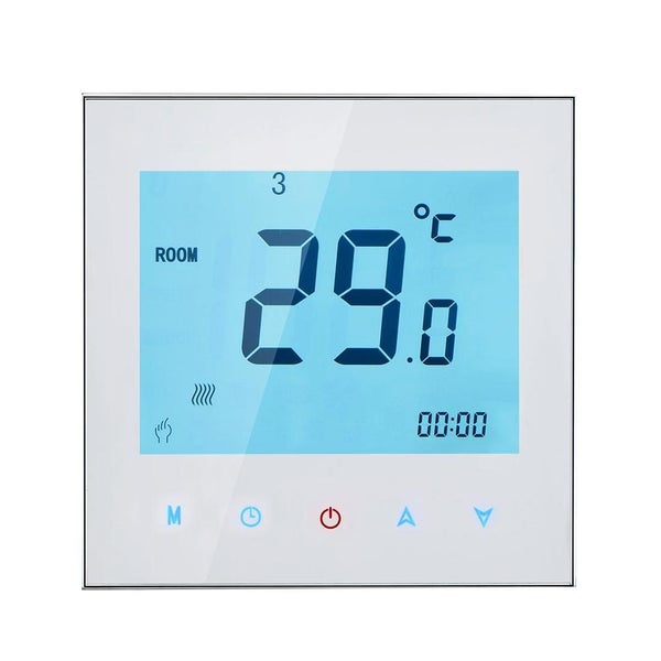 Wifi Touch Thermostat For Heating 16A Load Lcd Display Sensor Clock Temp Week Carousel 2