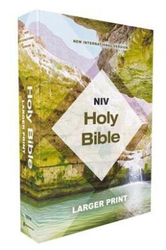 NIV, Holy Bible, Larger Print, Economy Edition, Paperback, Teal/Tan, Comfort Carousel 1