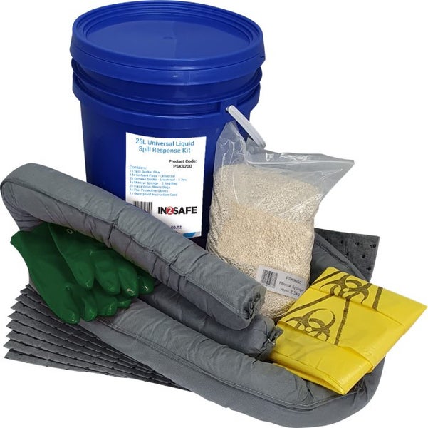 IN2SAFE Universal Spill Kit - 25L Workshop (Bucket) Carousel 1