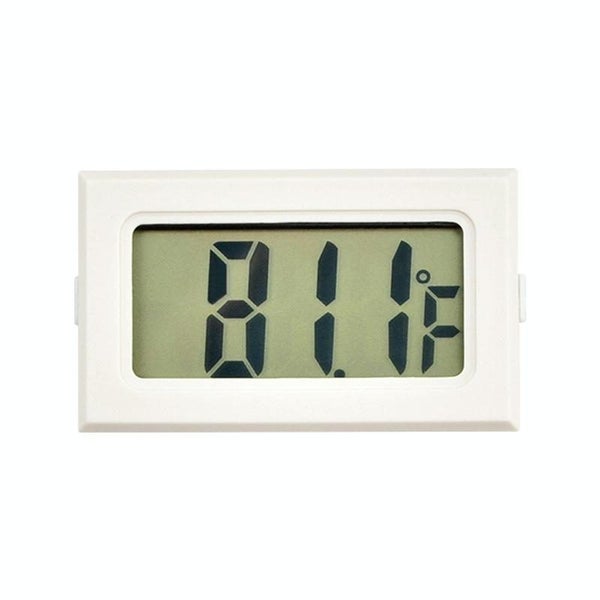 Lcd Indoor Thermometer Fahrenheit Display Black Carousel 1