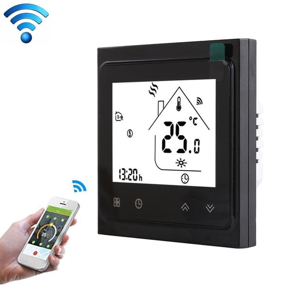 16A Lcd Digital Heating Thermostat With Wifi Control & Sensor Carousel 1