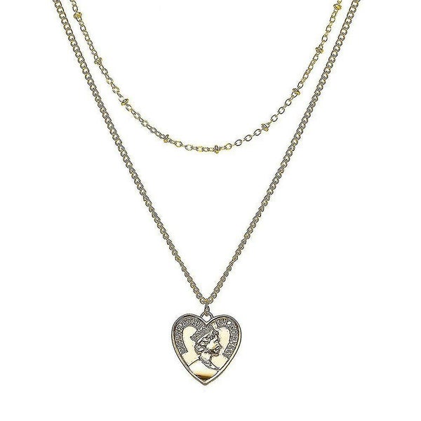 Korean Butterfly Multilayer Necklace Fashion Gold Silver Chain Necklaces Carousel 1