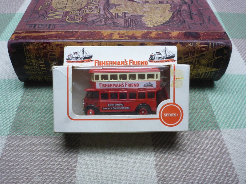 Boxed Lledo Diecast Toy Car Fisherman's Friend Mints AEC Regent Bus Die Cast Carousel 1