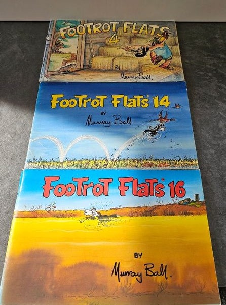Footrot Flats by Murray Ball. Issue #'s 4, 14, & 16 in VGC. Carousel 1
