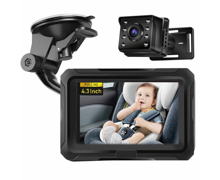 Car Baby Monitor, Surveillance Monitor, 4.3 Inch Camera Monitor Set, 360 De Carousel 1