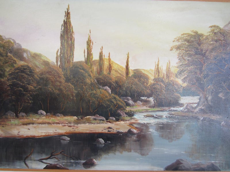 P J O'Sullivan 'The Waihopai River, Marlborough' Carousel 1
