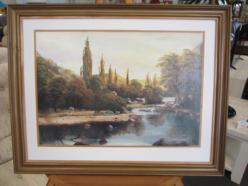 P J O'Sullivan 'The Waihopai River, Marlborough' Carousel 2