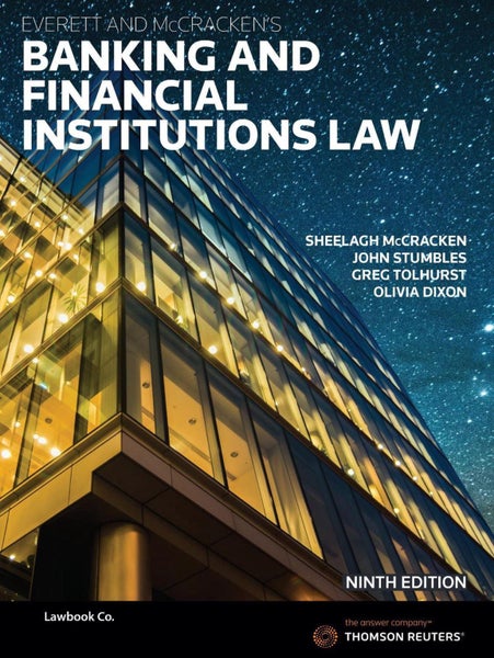 Everett & McCracken's Banking & Financial Institutions Law by Sheelagh McCracken Carousel 1