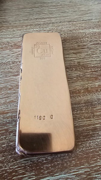 1190g hand poured copper bar Carousel 1