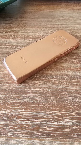 1190g hand poured copper bar Carousel 3