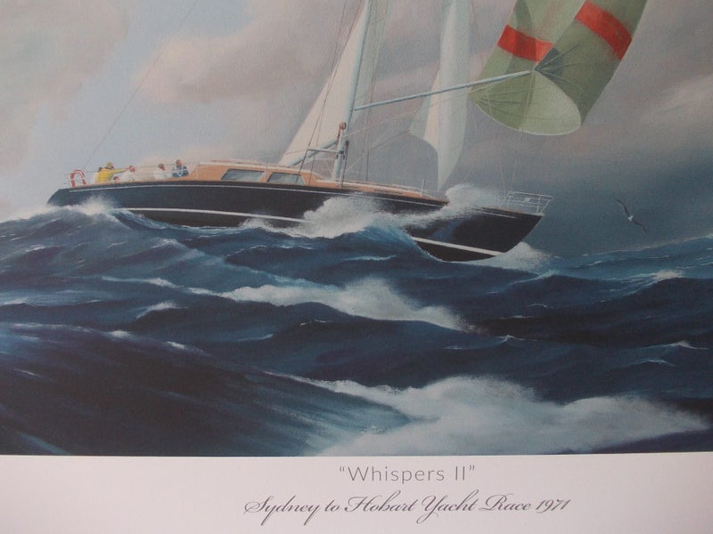 Whispers 11. Famous Wellington Yacht. Sydney to Hobart 1971 Carousel 2