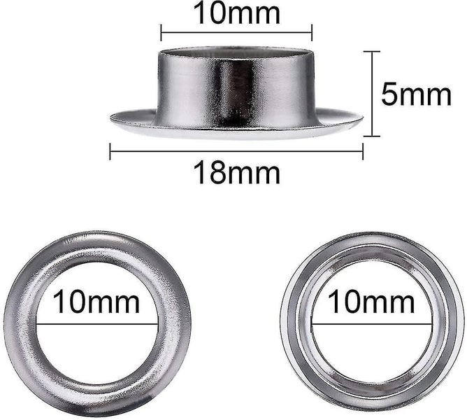 Eyelet Kit For Tarpaulin 12mm Grommets Metal Eyelets Kit Carousel 2