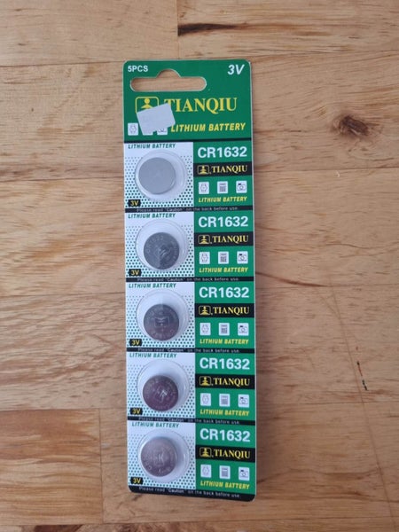 5 Pieces Lithium Battery CR1632 3V Button Cell Batteries Carousel 1