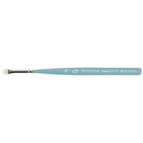 Princeton Select Artiste 3750 Mini Bristle Fan Synthetic Size 20/0 Brush Carousel 1