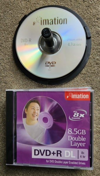 9 DVD Recordable Blank Discs - $1.00 RESERVE Carousel 1