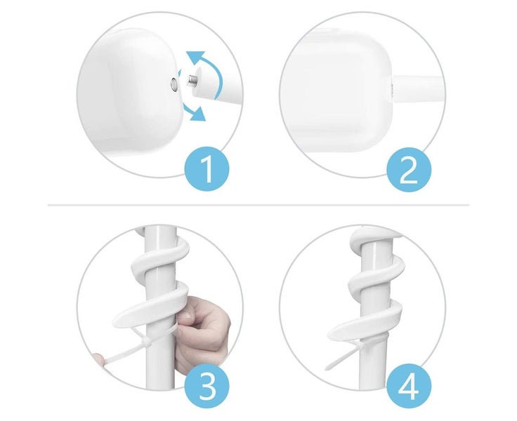 Baby Monitor Mount Camera Shelf Compatible with Most Other Baby Monitors,Un Carousel 6