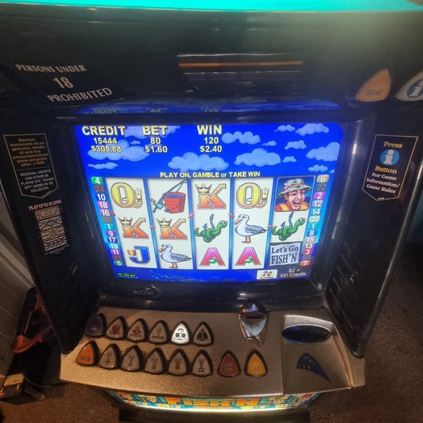 Let's go fishing pokie machine slot machine (new/old notes coins) Carousel 2