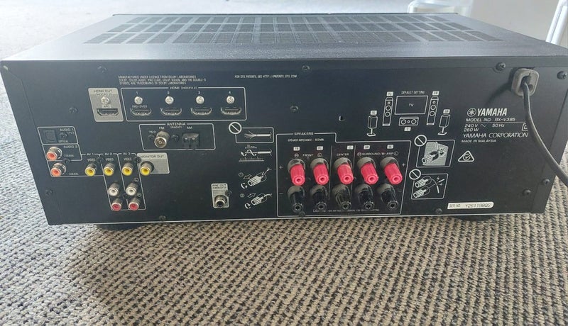 Yamaha RX-V385 Receiver Ampii-tuner audio-video Carousel 2