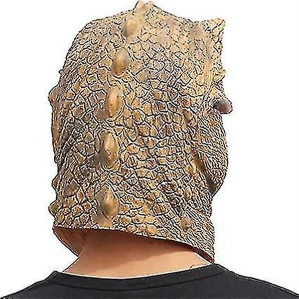 Dinosaur Mask T-rex Head Latex Realistic Animal Full Head Mask For Halloween Cos Carousel 3
