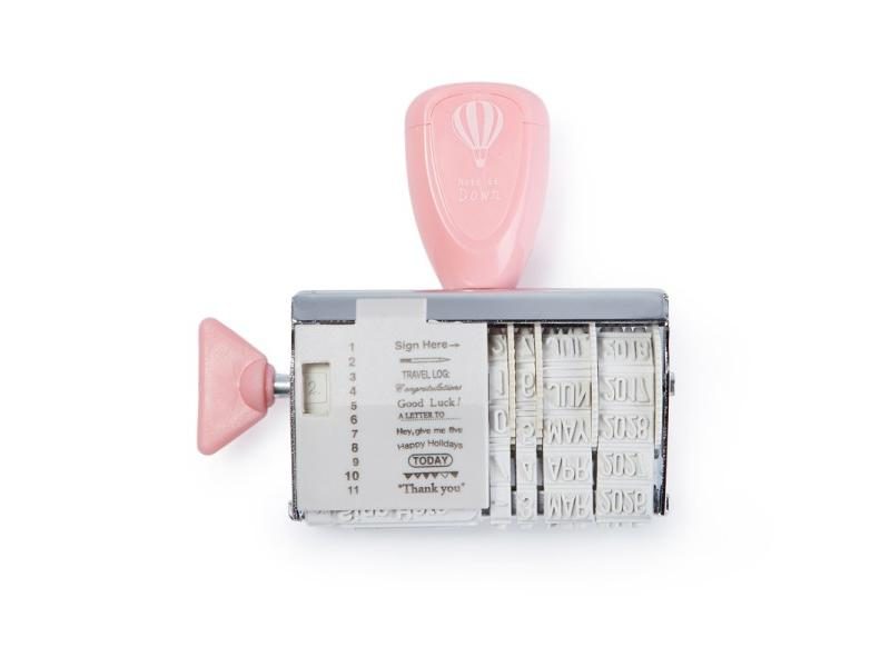 WCIC Words Date Roller Stamp Clear Stamps Date -2030 For Scrapbooking DIY Seal Carousel 1