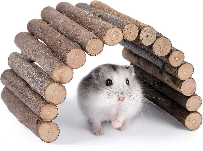 Hamster Mouse Ladder Bridge,bridge With Made Of Wooden, Bridge For Guinea Pigs Carousel 1