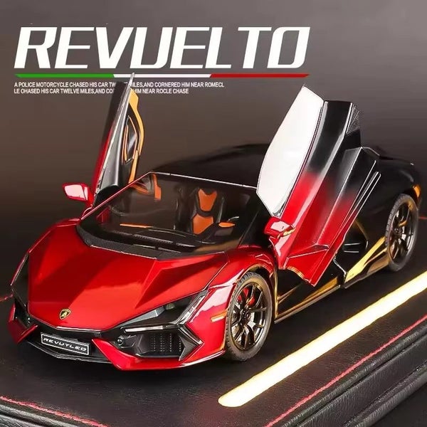 1:24 Lamborghini Revuelto Alloy Miniature Car Diecast Metal Car Model, red-boxed Carousel 1