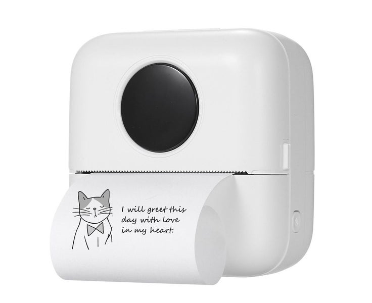 Portable Mini Pocket Printer Wireless BT Thermal Printer Photo Notes Errors Carousel 1