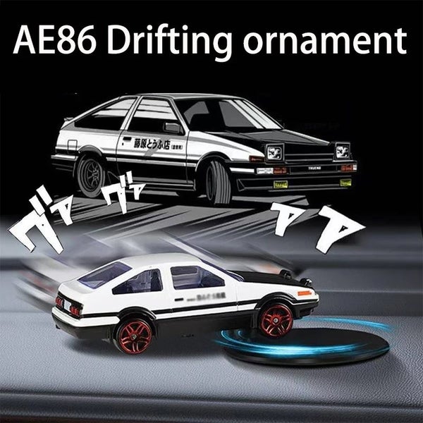 Drift Rotating Ornaments Auto Dashboard Turning AE86 Model, C style Carousel 3