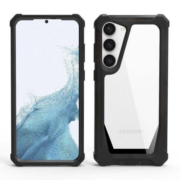 Samsung Galaxy S23 Protective Case with Raised Edges - Black Carousel 1