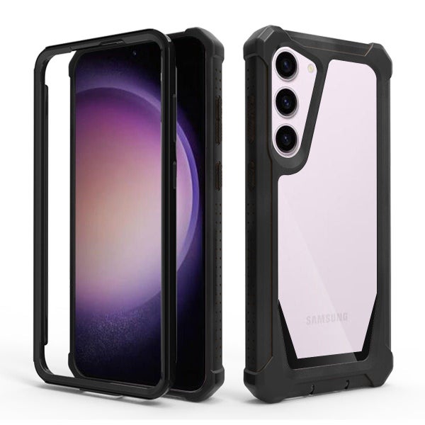 Samsung Galaxy S23 Protective Case with Raised Edges - Black Carousel 3