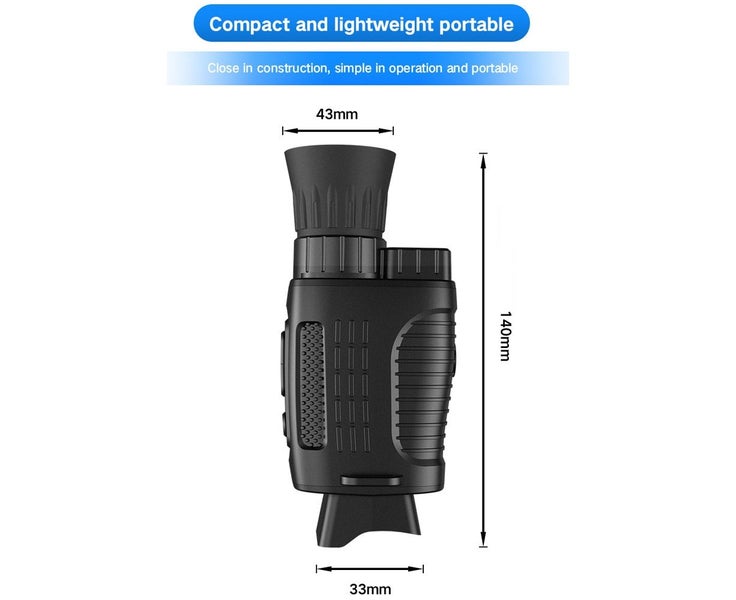 12MP 1080P 4X Digital Zoom Monocular Infrared Night-Visions Device Day Nigh Carousel 2