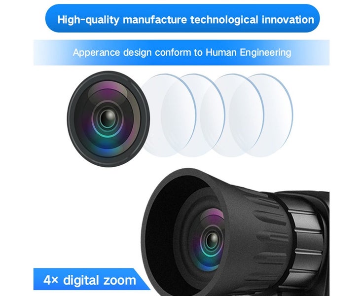 12MP 1080P 4X Digital Zoom Monocular Infrared Night-Visions Device Day Nigh Carousel 6