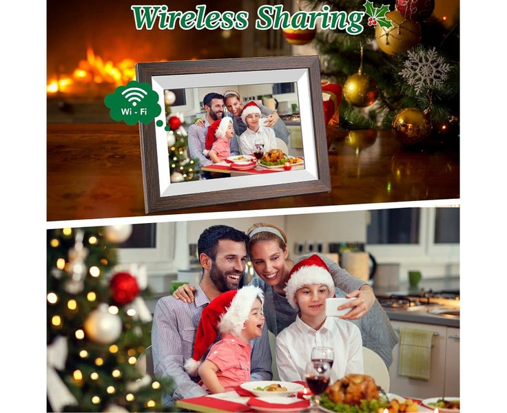 10.1 Inch Smart WiFi Digital Photo Frame with IPS Touch Screen HD Display, Carousel 2