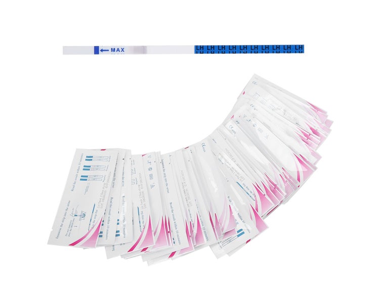 50pcs Women Ovulation Test StripAccuracy Urine LH Detection Indicator Carousel 2