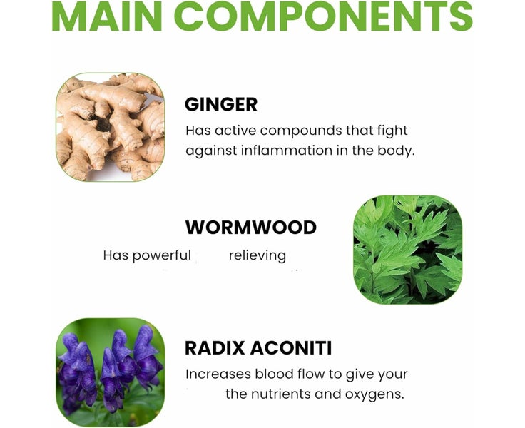 20 Pcs Knee Patches Wellknee Relief Patch for Knee Wormwood Patches Carousel 2