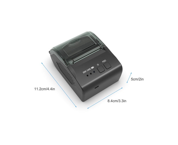 58mm Portable Mini Thermal Receipt Printer USBBT Connectioninches Wir Carousel 2