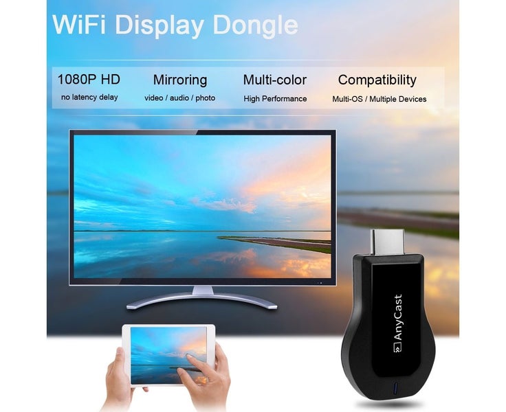 AnyCast Wireless WiFi Display Dongle Receiver for Android iOS Smart Phone T Carousel 2