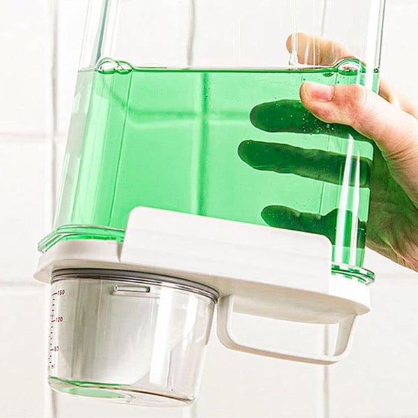 1100ml Laundry Detergent Dispenser Empty Softener Storage Bottle Carousel 5