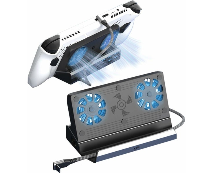 10in1 Docking Station for Steam Deck OLED&ROG Ally&Legion Go, Dual Cooling Carousel 1