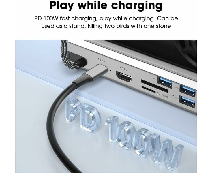 10in1 Docking Station for Steam Deck OLED&ROG Ally&Legion Go, Dual Cooling Carousel 5