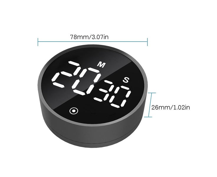 Countdown Timer Time-meter Magnetic Count DownCount-up Digital-Calculagr Carousel 2
