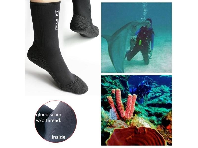 SLINX 3mm Swimming Boot Scuba Swimwear Wetsuit Neoprene Diving Socks Anti Carousel 1