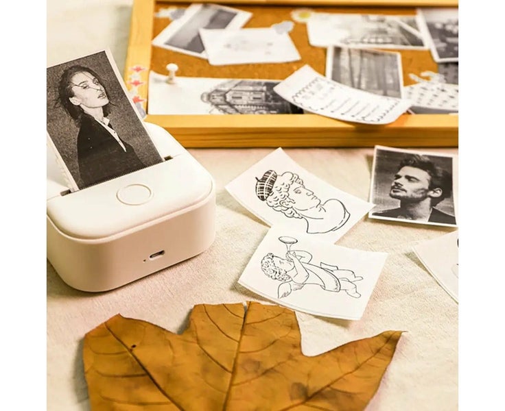 Vibe Geeks USB Rechargeable Inkless Pocket Instant Thermal Printer - Pink Carousel 6