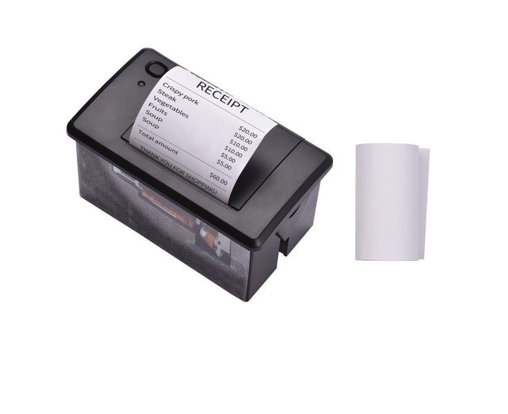 Aiebcy Embedded Thermal Receipt Printer 58MM Mini Printing Module Low Noise Carousel 2