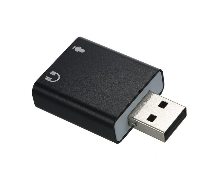 USB External Sound Card 7.1 USB To 3.5mm Earphone Mic Adapter Soundcard Mic Carousel 1