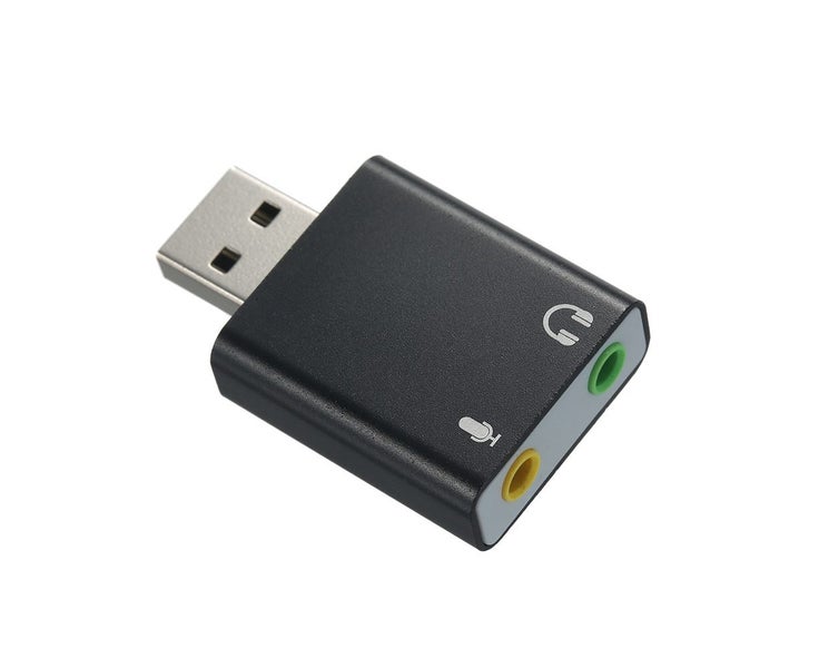 USB External Sound Card 7.1 USB To 3.5mm Earphone Mic Adapter Soundcard Mic Carousel 2