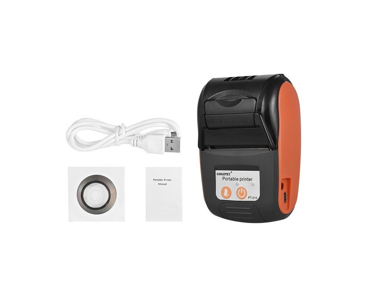 GOOJPRT PT-210 Portable Thermal Printer 58mm Receipt for Retail Stores Fact Carousel 6