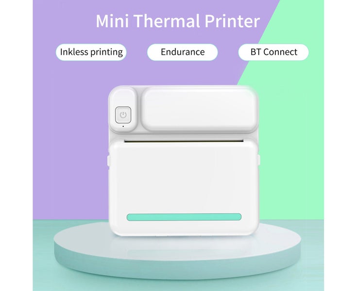 Mini Pocket Photo Printer Portable Thermal Printing Machine Wireless BT Con Carousel 2
