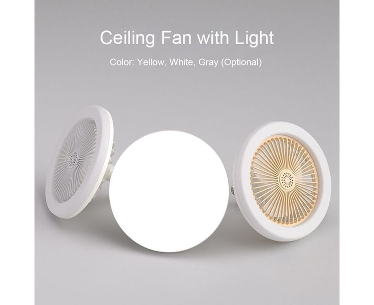 Modern Ceiling Fan with Light 2-In-1 Low Profile Ceiling Fans withGears Carousel 6