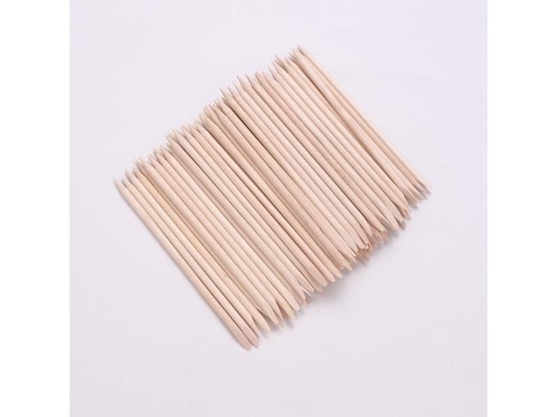 New 100pcs/set 50pcs/set Orange Women Lady Double End Nail Art Wood Stick Carousel 2